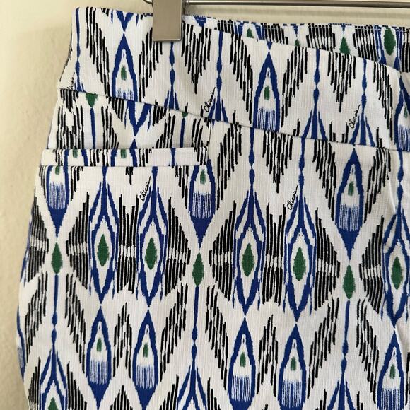 Chicos Brigitte Ikat Crops Size 12 - Picture 6 of 15